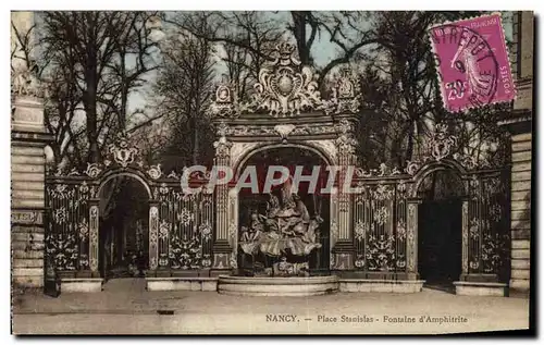 Cartes postales Nancy Place Stanislas Fontaine D&#39Amphitrite