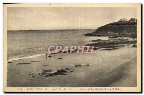 Cartes postales Saint Quay Portrieux Pointe Et Semaphore De Saint Quay