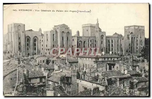 Cartes postales Avignon Vue Generale Du Palais Des Papes