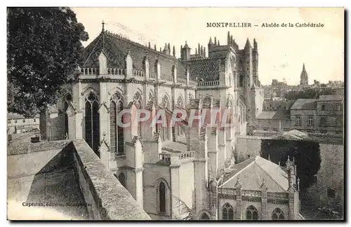 Cartes postales Montpellier Abside De La Cathedrale