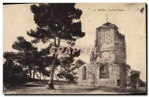 Cartes postales Nimes La Tour Magne