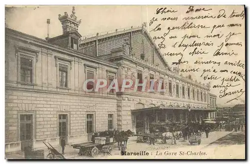 Cartes postales Marseille La Gare St Charles