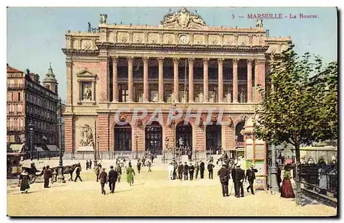 Cartes postales Marseille La Bourse