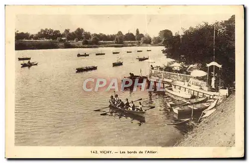 Ansichtskarte AK Vichy Les Bords De I&#39Allier Canoe Aviron