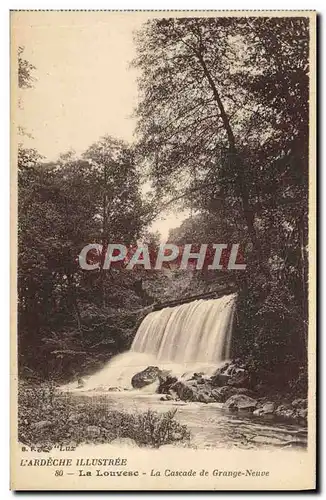 Cartes postales La Louvesc La Cascade De Grange Neuve