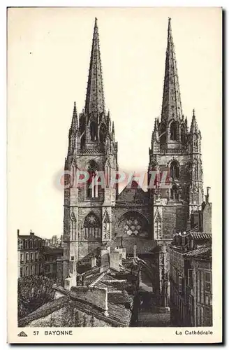 Cartes postales Bayonne La Cathedrale