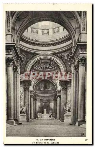 Cartes postales Paris Le Pantheon Le Transept Et I&#39Abside