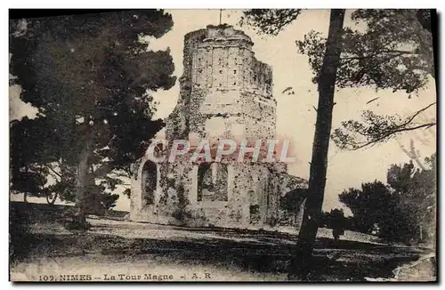 Cartes postales Nimes La Tour Magne