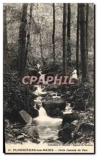 Cartes postales Plombieres Les Bains Petite Cascade Du Parc