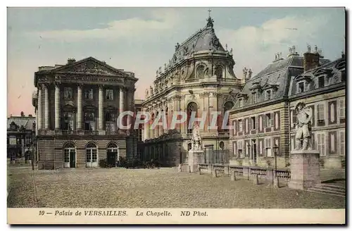 Cartes postales Palais De Versailles La Chapelle