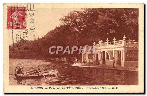 Cartes postales Lyon Parc De La Tete D&#39Or L&#39Embarcadere