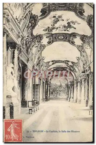 Cartes postales Toulouse Le Capitole La Salle Des Illustres