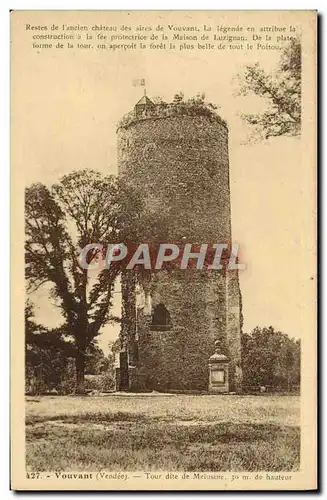 Cartes postales Vouvant Tour Dite De Melusine