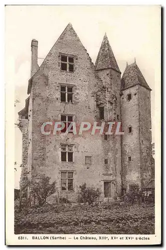 Cartes postales Ballon Le Chateau