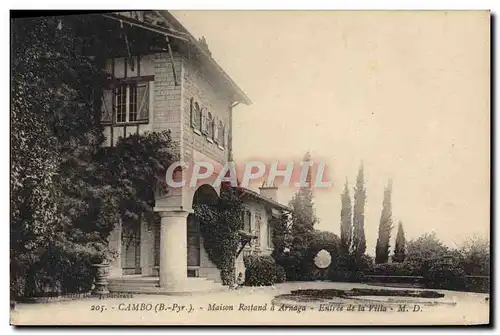 Cartes postales Cambo Maison Rostand a Arnaga Entree de la Villa