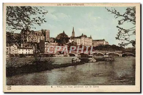 Cartes postales Pau Vue Generale Sur le Gave