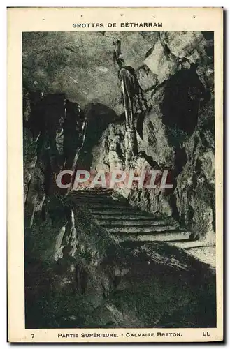 Ansichtskarte AK Grottes de Betharram Partie superieure Calvaire breton