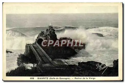 Cartes postales Biarritz Rocher de la Vierge