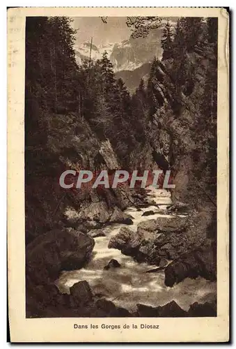 Cartes postales Gorges De La Diosaz Servoz pres Chamonix