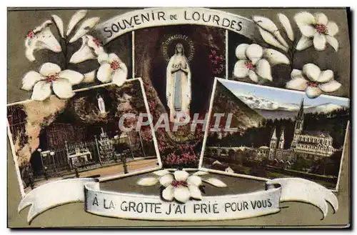 Cartes postales Souvenir de Lourdes