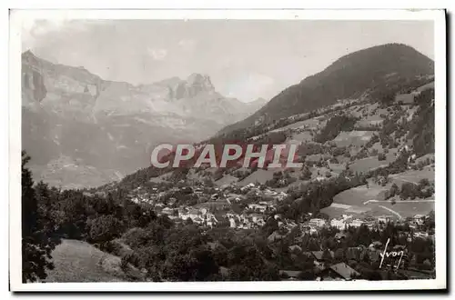 Cartes postales moderne Saint Gervais Les Bains Vue Generale et Plate Les Fiz et Tete Noire