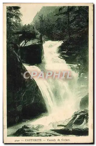 Cartes postales Cauterets Cascade de Cerizet