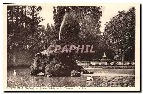 Cartes postales Montelimar Jardin Public et la Terrasse Le Lac