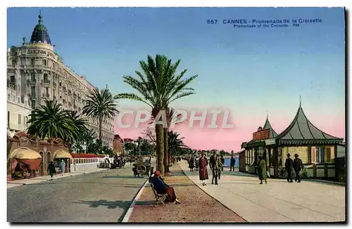 Cartes postales Cannes Promenade de la Croisette