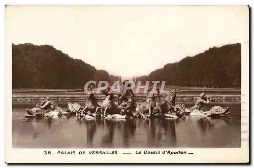 Cartes postales Palais De Versailles Le Bassin d'Apollon