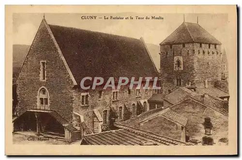 Ansichtskarte AK Cluny Le Farinier et la Tour du Moulin