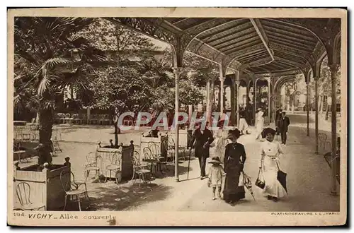 Cartes postales Vichy Allee Couverte