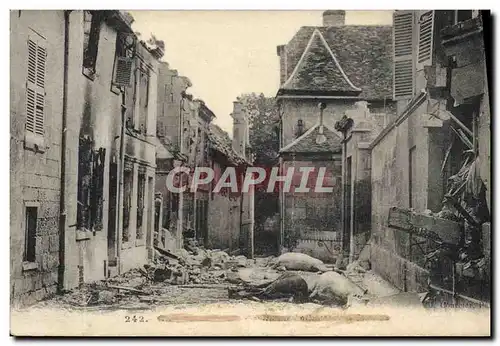 Cartes postales Ruines Militaria