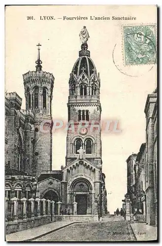 Cartes postales Lyon Fourvieres L&#39Ancien Sanctuaire