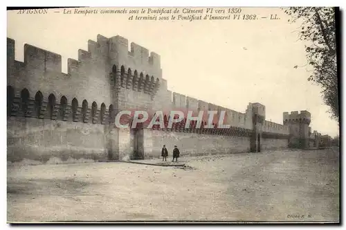 Cartes postales Avignon Les Remparts Commences sous le Pontificat de Clement VI