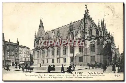 Cartes postales Rouen Palais de Justice