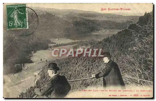 Ansichtskarte AK Les Hautes Vosges Vallee des lacs vue du Collet en montant a la Schlucht