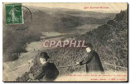 Cartes postales Les Hautes Vosges Vallee des lacs vue du Collet en montant a la Schlucht