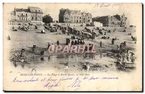 Cartes postales Mers Les Bains La Plage A Marie Haute