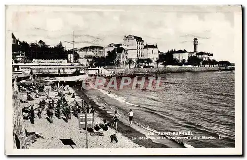 Cartes postales Saint Raphael La Reserra Et Le Boulevard Fellx Martin