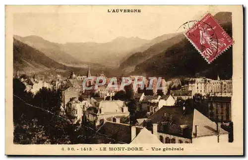 Cartes postales Le Mont Dore Vue generale