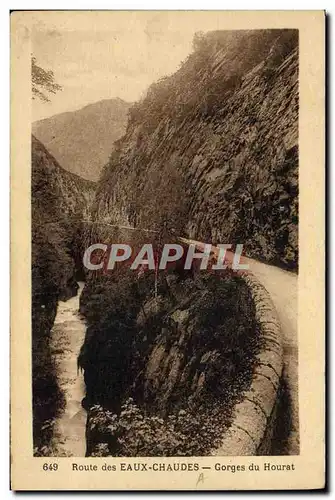 Cartes postales Route Des Eaux Chaudes Gorges Du Hourat