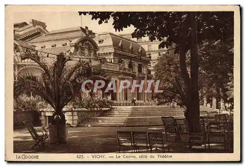 Ansichtskarte AK Vichy Le Casino Cote du theatre