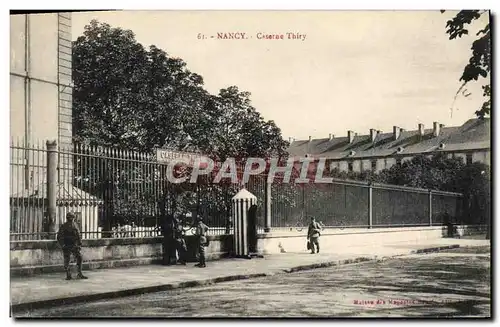 Cartes postales Nancy Caserne Thiry Militaria