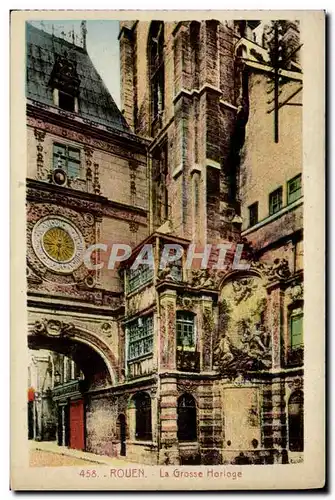 Cartes postales Rouen La Grosse Horloge