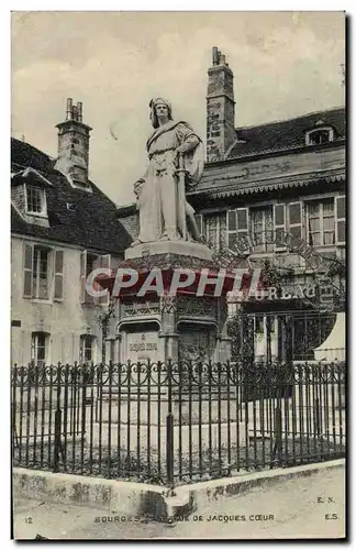 Cartes postales Bourges Statue De Jacques Coeur