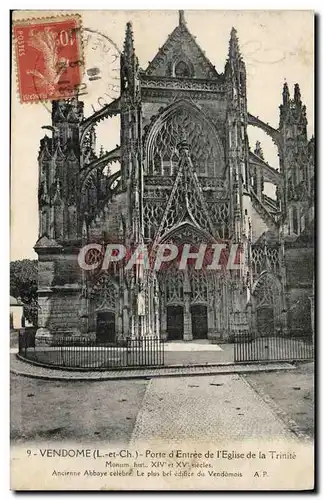 Cartes postales Vendome Porte D&#39Entree De I Eglise De La Trinite