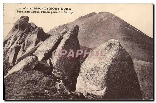 Cartes postales Le Mont Dore Pics Des Trois Filles Pries Du Sancy