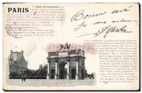Cartes postales Paris La Place Du Carrousel