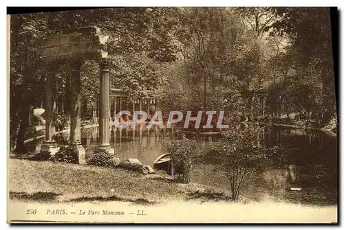 Cartes postales Paris Le Parc Monceau