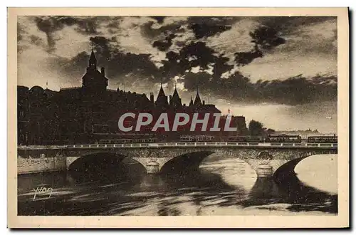 Cartes postales Paris En Flanant Le Conciergerie Et Le Pont Au Change